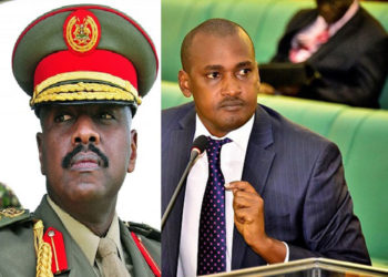 Gen Muhoozi Kainerugaba and Minister Frank Tumwebaze