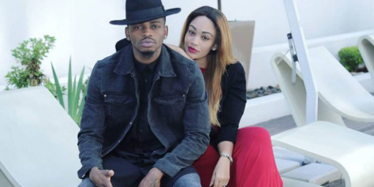 Diamond Platnumz with ex-lover Zari Hassan