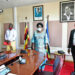 Events promoters Bajjo and Abtex with Speaker Kadaga at Parliament on Friday