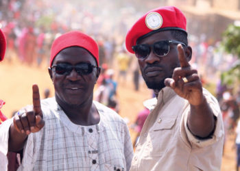 Jeema president Asuman Basalirwa and Bobi Wine