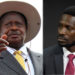 President Yoweri Museveni and Bobi Wine