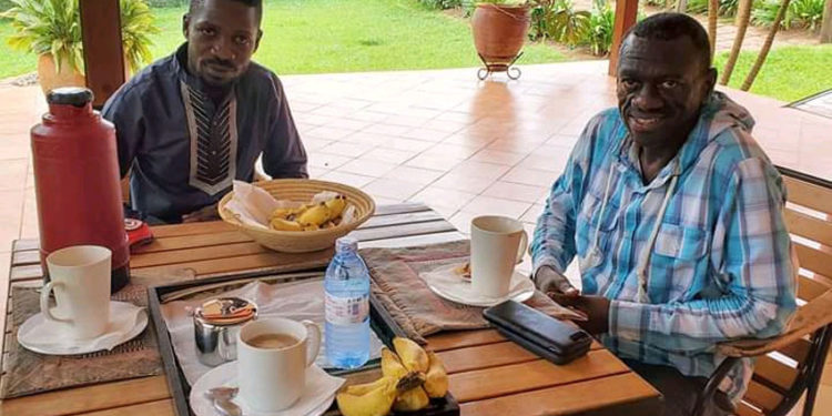 Bobi Wine with Dr Kizza Besigye