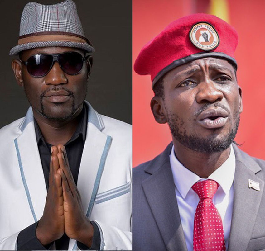 Eddy Yawe and Bobi Wine