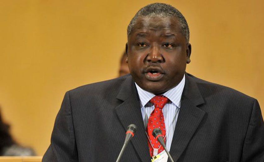 Minister of State for International Affairs, Henry Okello Oryem