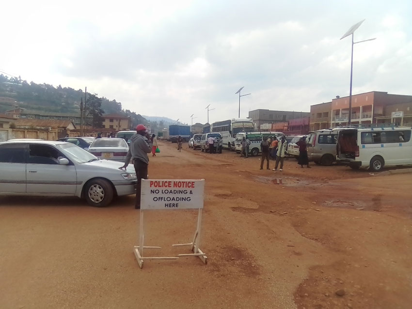 Situation at Kabale Taxi Park