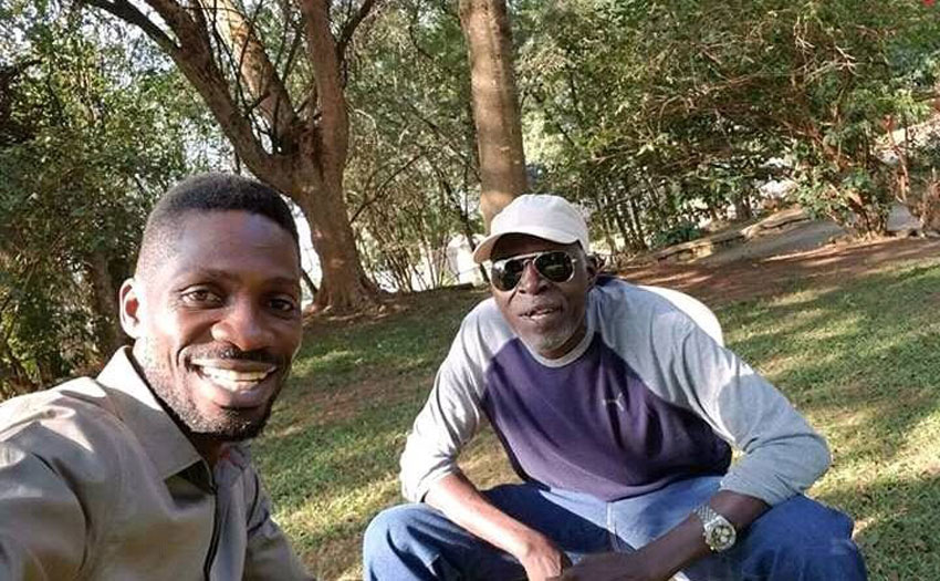 Bobi Wine with the late Gen Kasirye Gwanga