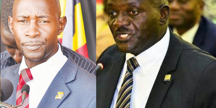 MP Luttamaguzi and Minister Katumba Wamala
