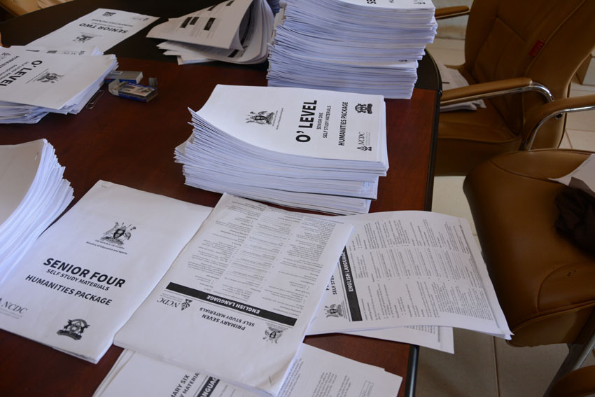 Printed reading materials to be distributed in various parts of the country