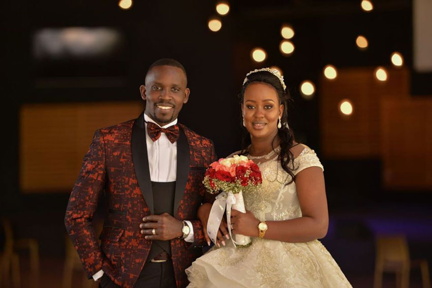 Joel Ssenyonyi with his wife