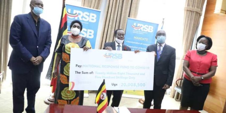 URSB donates 20 million towards the national response task-force to fight COVID-191