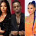 Singer Diamond Platnumz with some of his ex-lovers