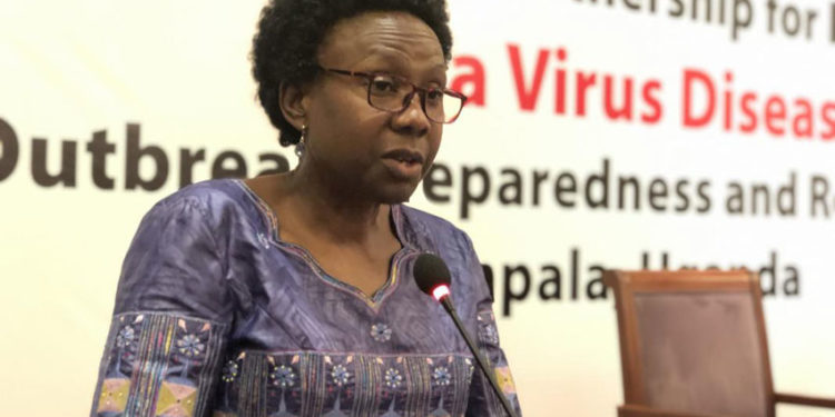 Health Minister Jane Ruth Aceng