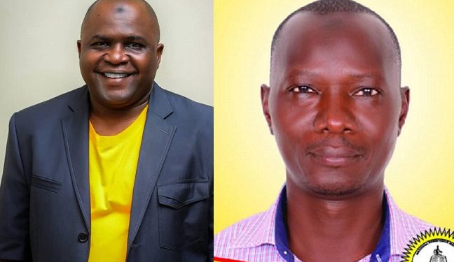 Haji Harunah Ssemakula ku kkono ne Haji Umaru Ddumba ababbinkana ku kifo kya Ssentebe wa NRM e Mukono