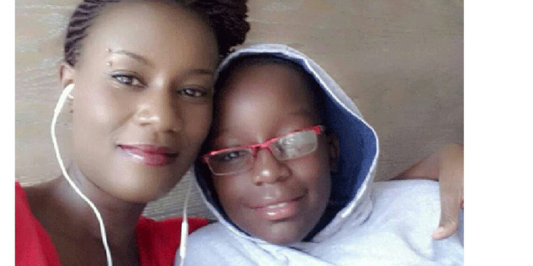 Juliana with her late son Keron