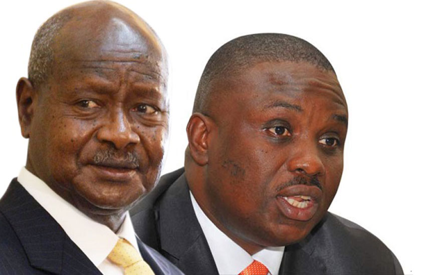 President Yoweri Museveni and Kampala Lord Mayor Erias Lukwago
