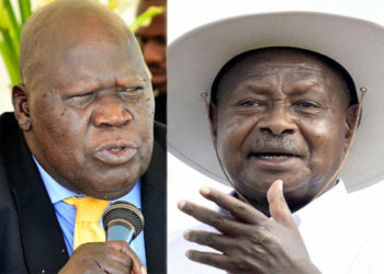 First Deputy Prime Minister Ge Moses Ali and President Museveni