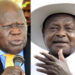 First Deputy Prime Minister Ge Moses Ali and President Museveni