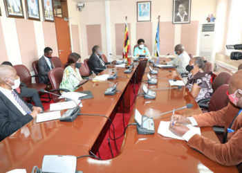 Former RDCs meeting the Speaker of Parliament on Monday