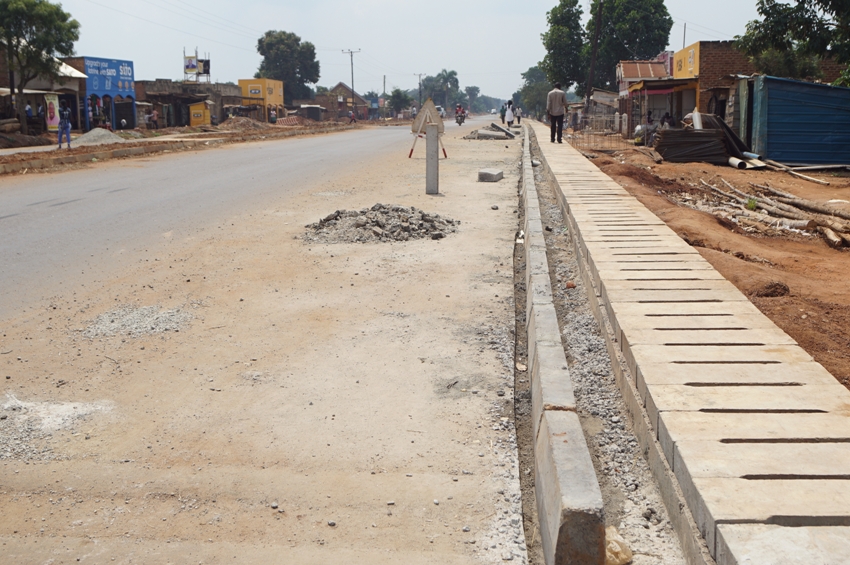 This is Nakalama-Tirinyi-Mbale road