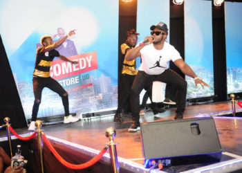 Singer Bebe Cool performing at Comedy Store