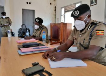 Kkooti ya Poliisi bwe yali etudde e Masaka gye buvuddeko