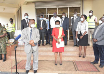 Health Ministry officials during the flag off on Wednesday