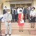 Health Ministry officials during the flag off on Wednesday