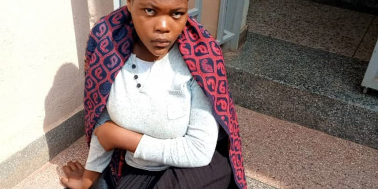 Viola Arinda who dumped her baby in a pit latrine