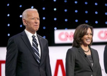 US President Elect Joe Biden on the campaign trail with his running mate, US Vice President Elect Kamala Harris