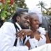 Bobi Wine and Barbie on their wedding day