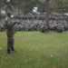 Lt Gen Peter Elwelu briefing soldiers