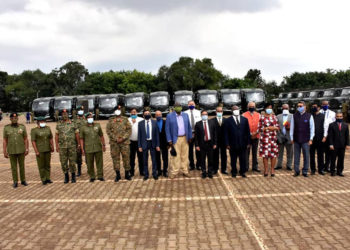 India donates buses, motorcycles to UPDF