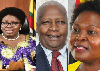 Speaker Kadaga, Minister Sam Kutesa and GCW Ruth Nankabirwa