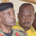 Former Police Chief Gen Kale Kayihura and Abdallah Kitatta