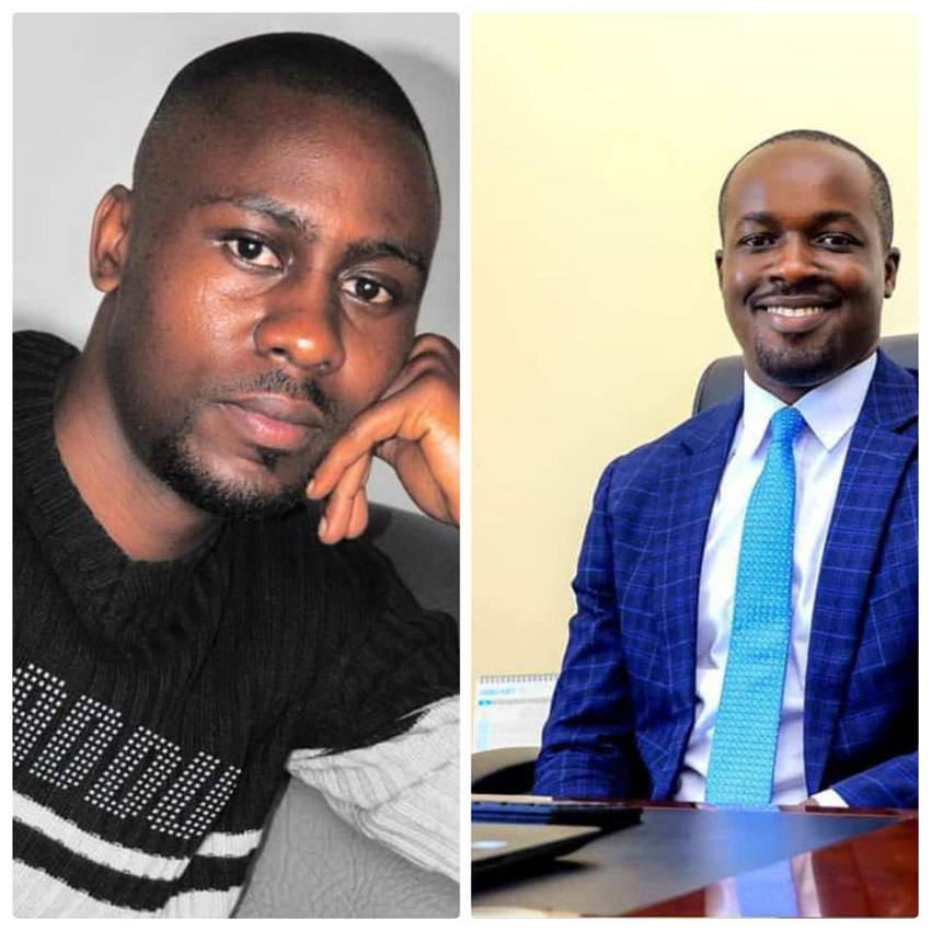 Web designer Peter Kaddu and Lawyer Andrew Obam