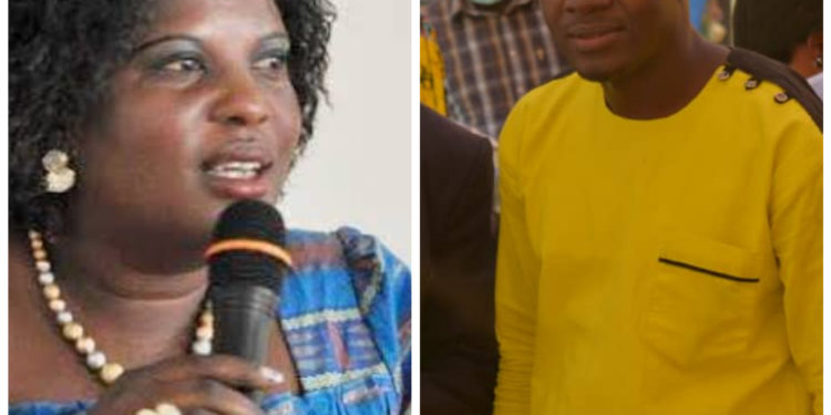 Minister Betty Amongi and Patrick Obura who lost to her in Oyam South Parliamentary race in 2016