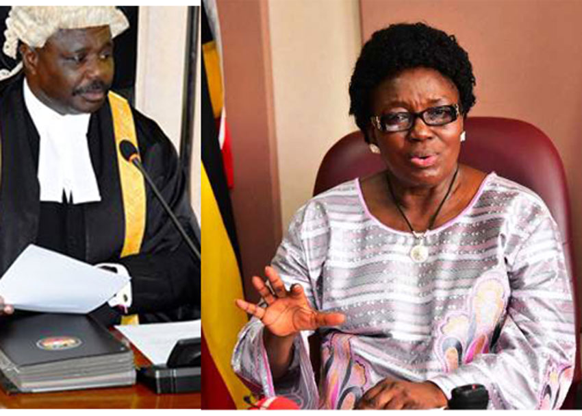 Jacob Oulanyah and Rebecca Kadaga