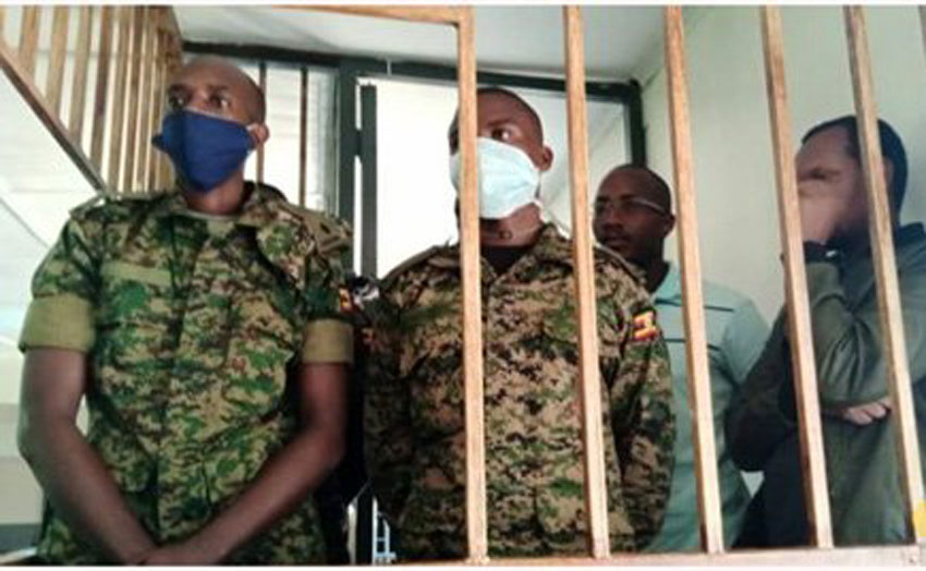 Suspects at Makindye Military Court