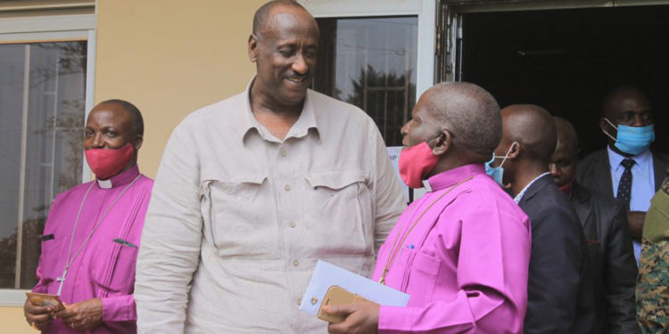 Gen Saleh after a meeting with House of Bishops on Wednesday