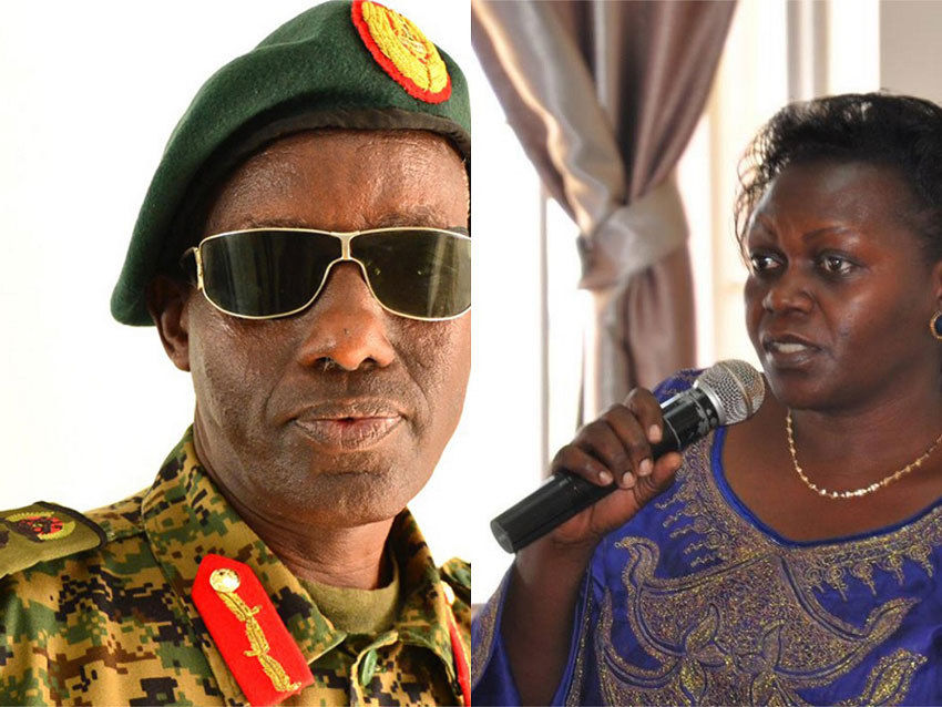 Gen Tumwine and Minister Opendi