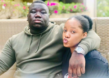 Media personality Zahara Toto with her ex-lover Don Solomon