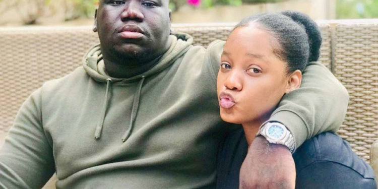 Media personality Zahara Toto with her ex-lover Don Solomon