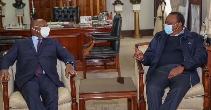 Kabaka Mutebi holding talks with Kenya President Uhuru Kenyatta