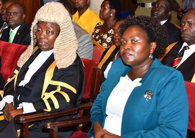 Rebecca Kadaga and Ruth Nankabirwa