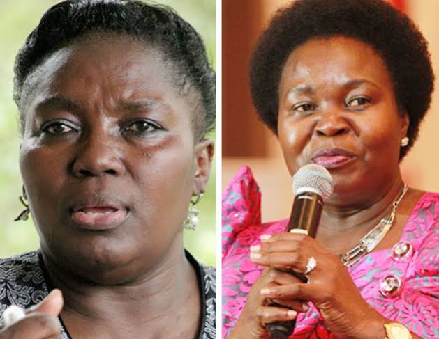 Rebecca Kadaga and Ruth Nankabirwa