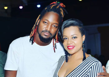 Bebe Cool's wife Zuena with her step son Allan