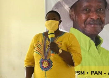 Babalanda addressing Coordinators in Kapchorwa on Tuesday