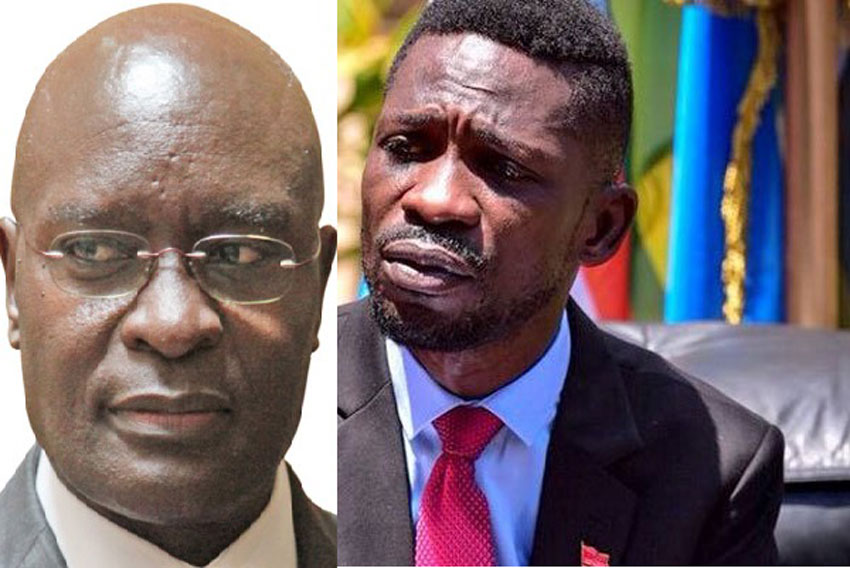 Simon Byabakama and Bobi Wine