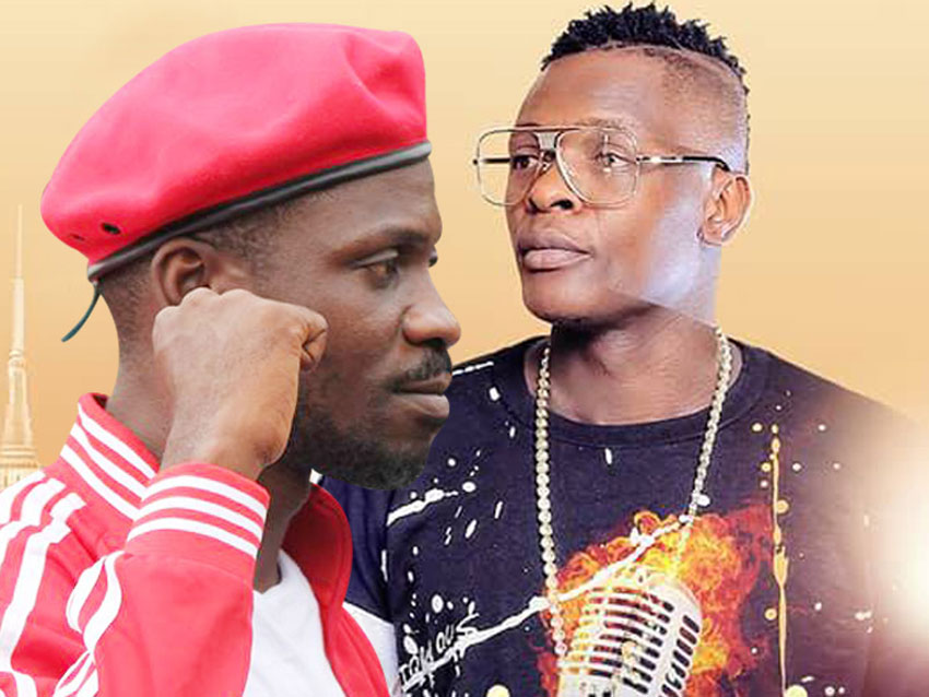 NUP Leader Bobi Wine and Jose Chameleone