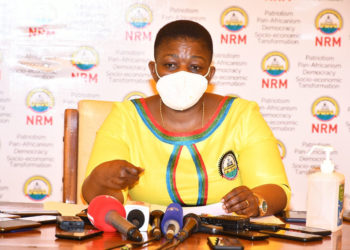 NRM Secretary General Justine Kasule Lumumba